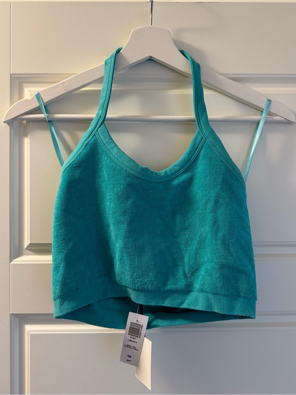 Towel Terry Set - TNA Hi Rise 3” shorts and top (M)